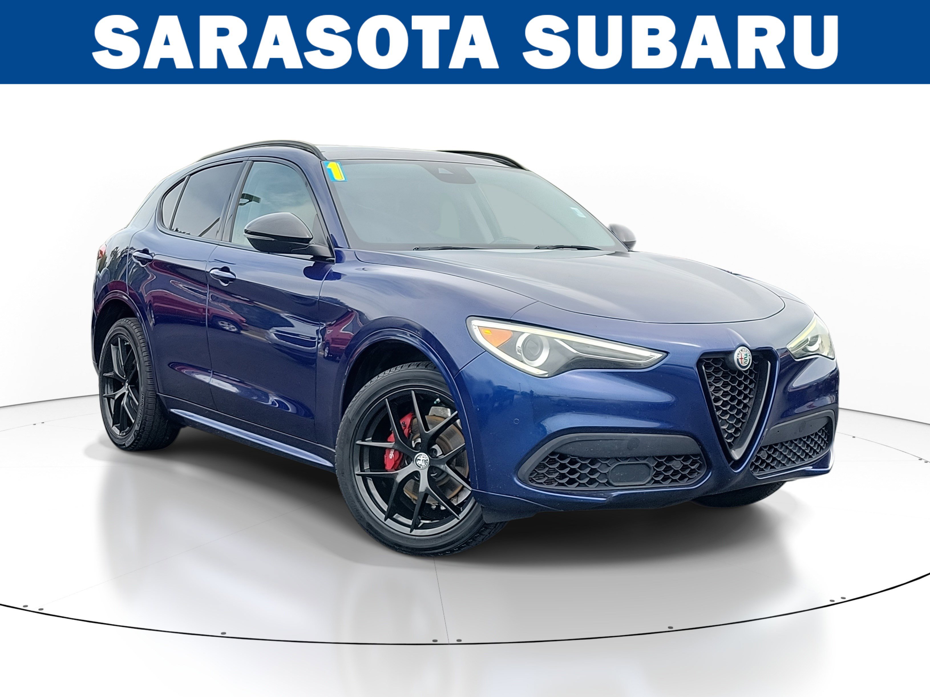 Used 2021 Alfa Romeo Stelvio Ti w/ Nero Edizione image 1