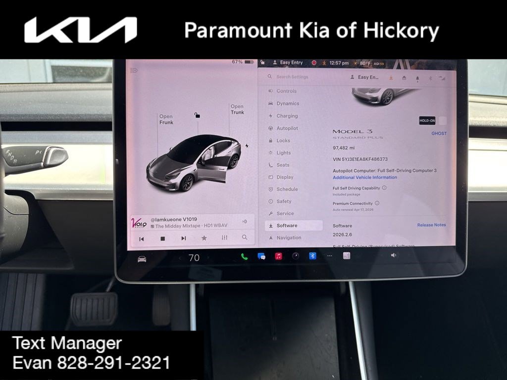 Used 2019 Tesla Model 3 Standard Range Plus image 9