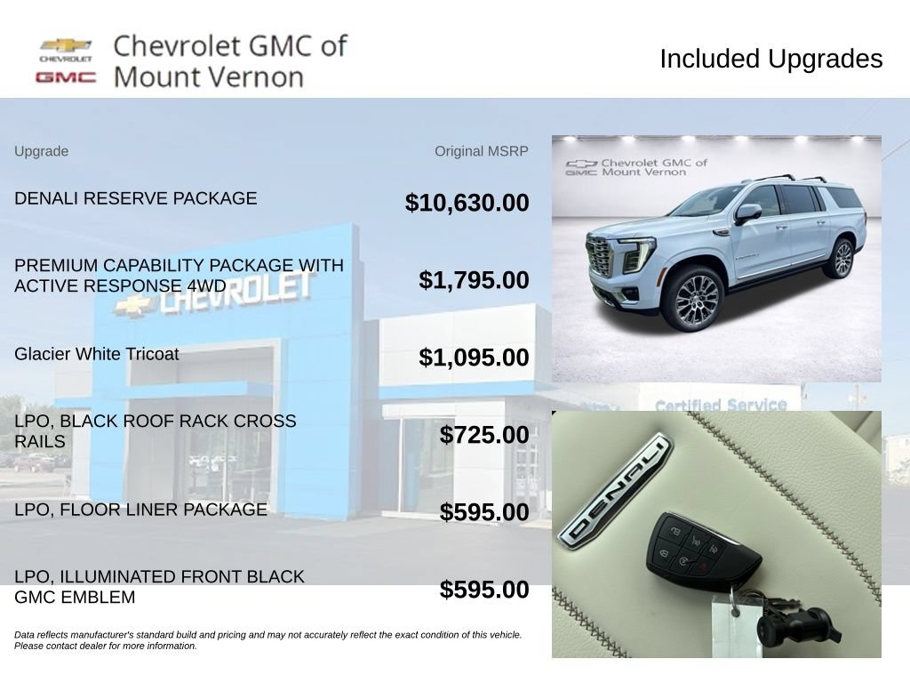 New 2026 GMC Yukon XL Denali w/ Denali Reserve Package AWD/4WD image 6