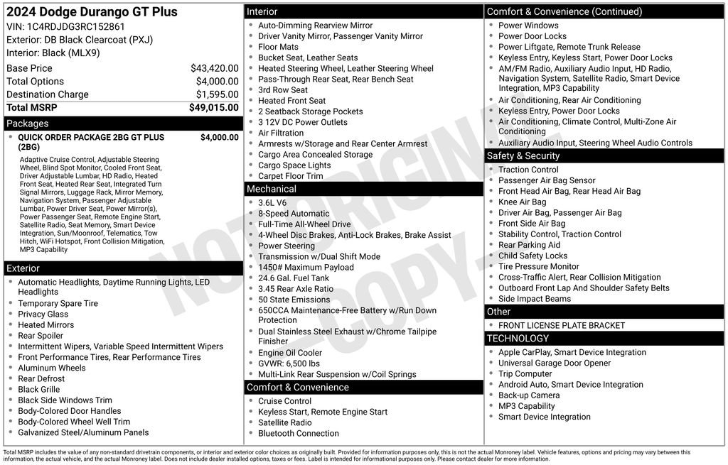 Used 2024 Dodge Durango GT image 6