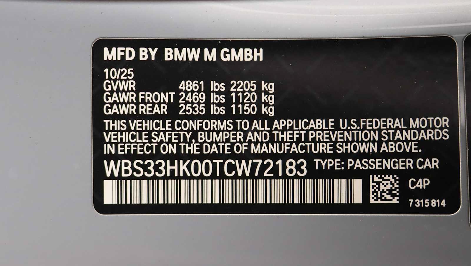 New 2026 BMW M4 xDrive Competition AWD/4WD image 25