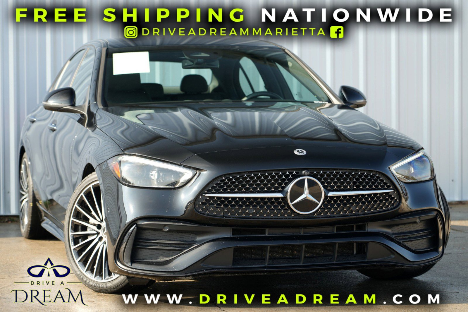 Used 2022 Mercedes-Benz C 300 Sedan w/ AMG Line w/ Night Package image 2