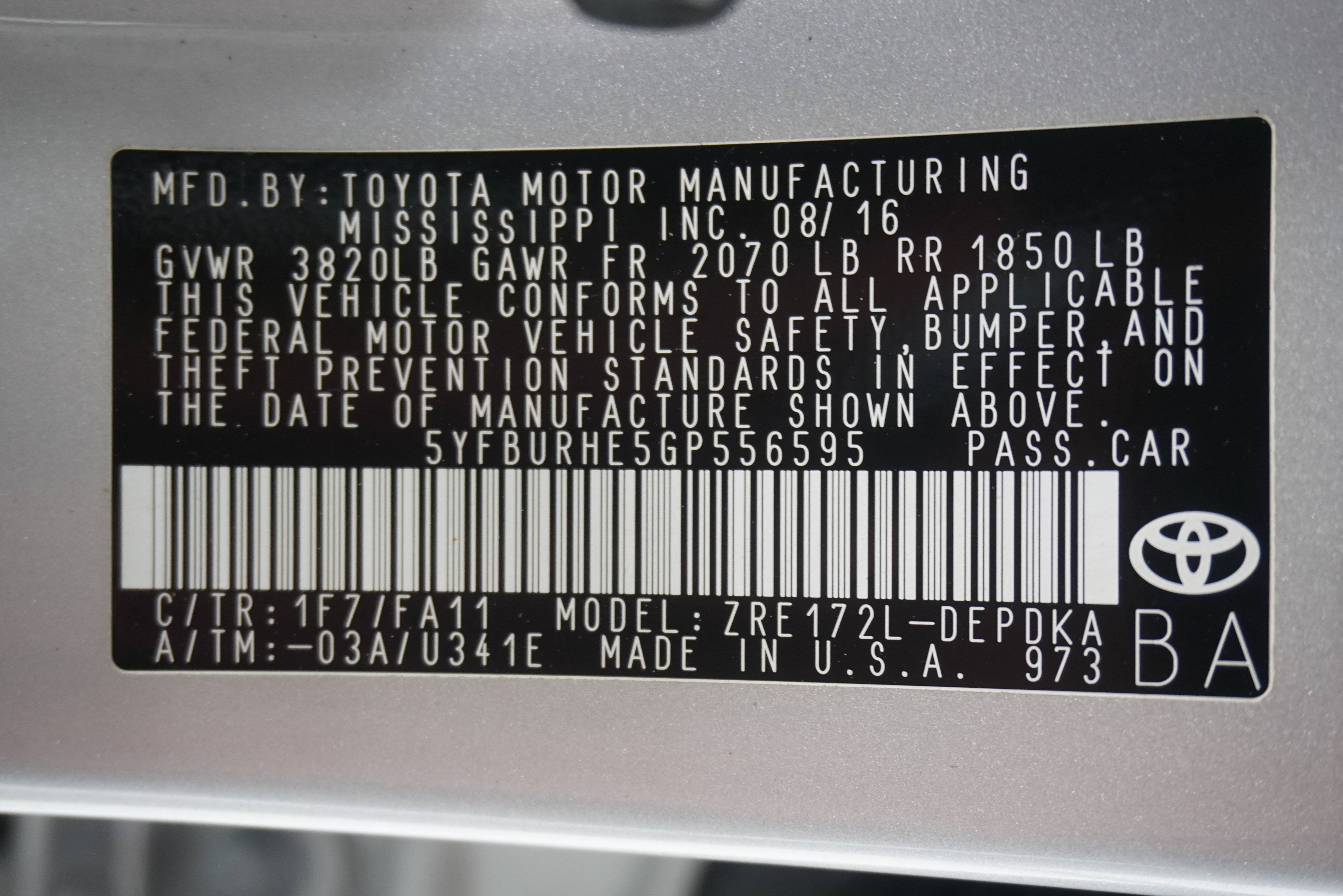 Used 2016 Toyota Corolla L FWD image 25