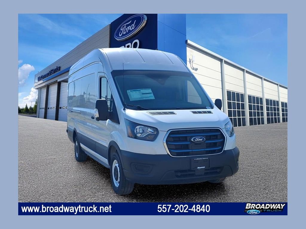 Used 2023 Ford E-Transit 148 High Roof Extended w/ Load Area Protection Package image 1
