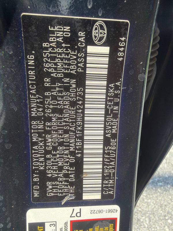 Used 2017 Toyota Camry SE FWD image 22