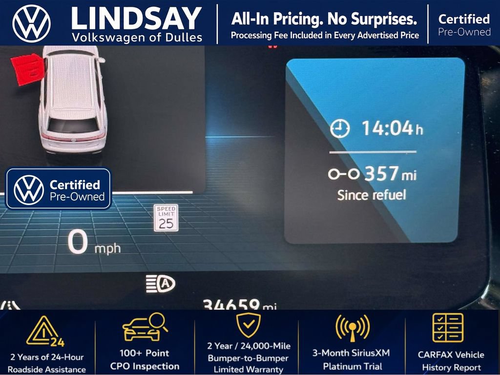 Certified 2024 Volkswagen Atlas SEL AWD/4WD image 28