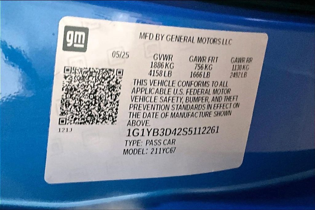 New 2025 Chevrolet Corvette Stingray w/ Z51 Performance Package image 13