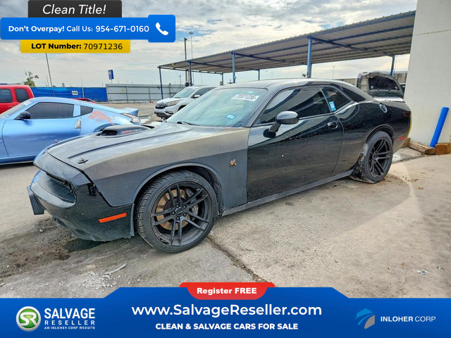 Used 2021 Dodge Challenger R/T Scat Pack w/ Shaker Package RWD image 1