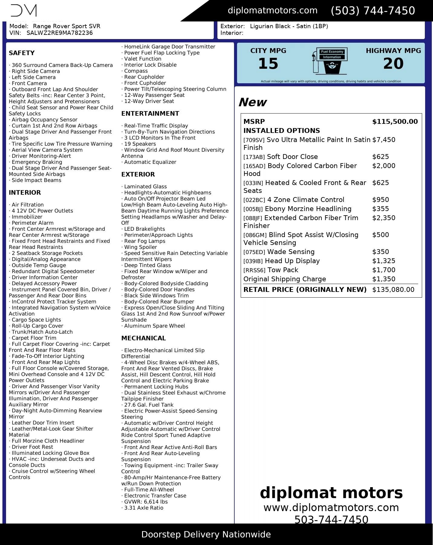 Used 2021 Land Rover Range Rover Sport SVR image 2