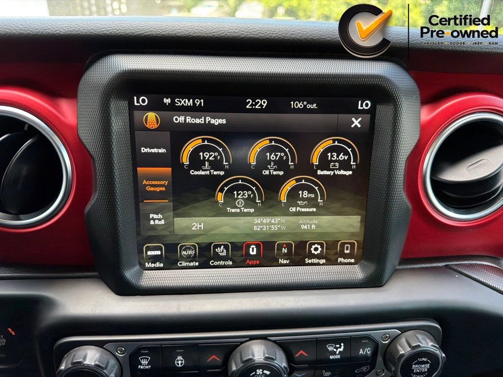 Certified 2022 Jeep Wrangler Unlimited Rubicon w/ Dual Top Group AWD/4WD image 79