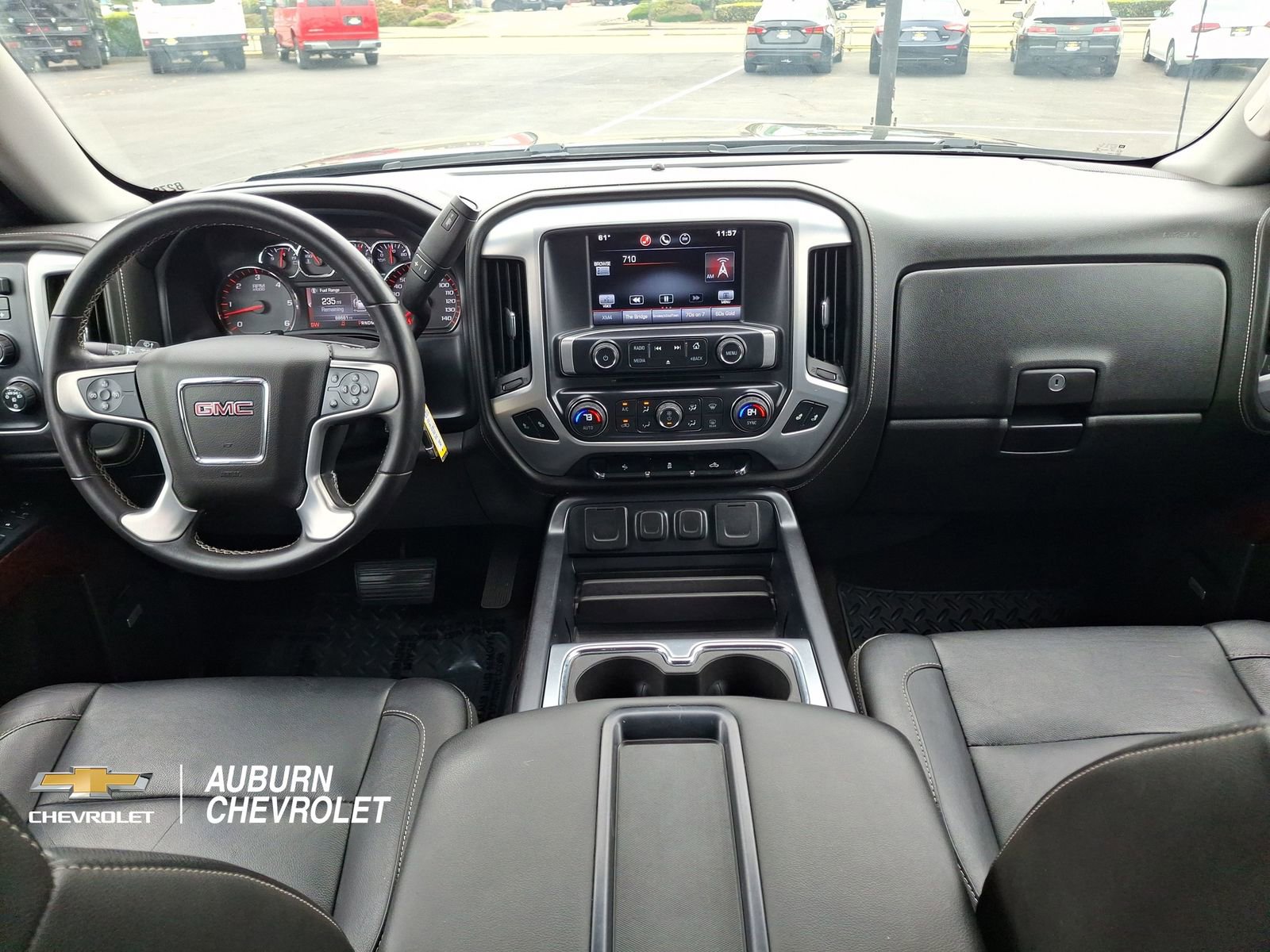 Certified 2015 GMC Sierra 1500 SLT w/ SLT Crew Cab Value Package AWD/4WD image 7