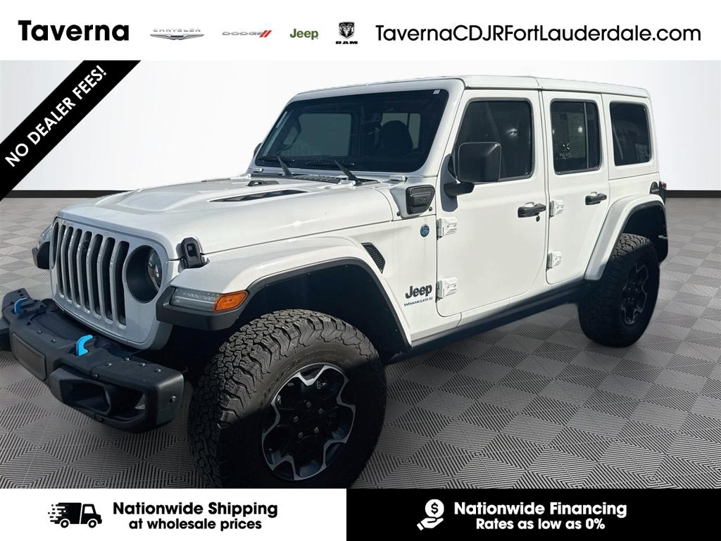 Certified 2023 Jeep Wrangler Unlimited Rubicon 4xe w/ Steel Bumper Group