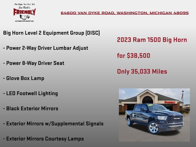 Used 2023 RAM 1500 Big Horn AWD/4WD image 15
