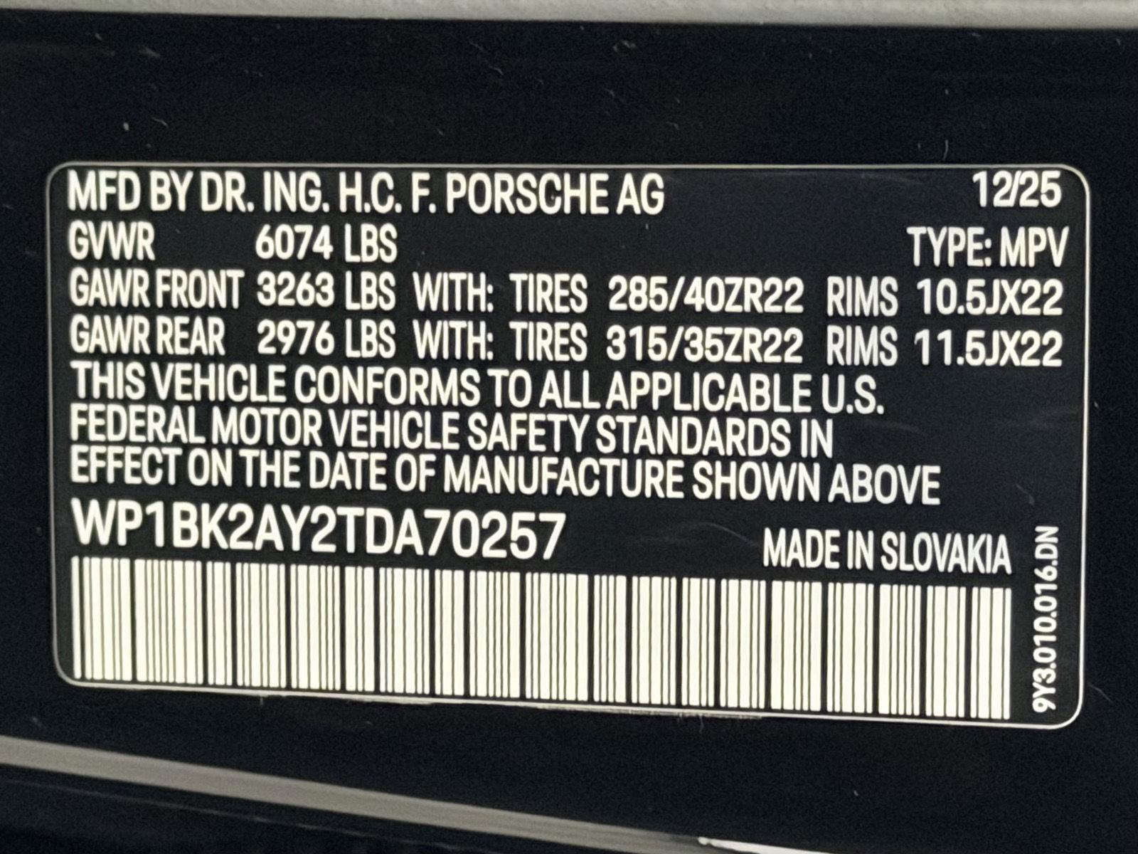 New 2026 Porsche Cayenne Turbo GT image 26