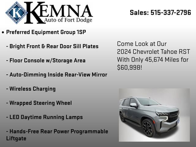 Used 2024 Chevrolet Tahoe RST w/ Luxury Package image 10