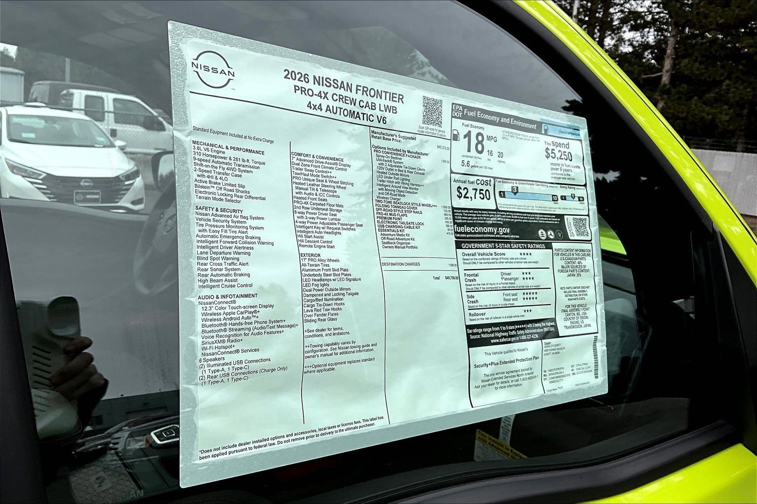 New 2026 Nissan Frontier PRO-4X image 14