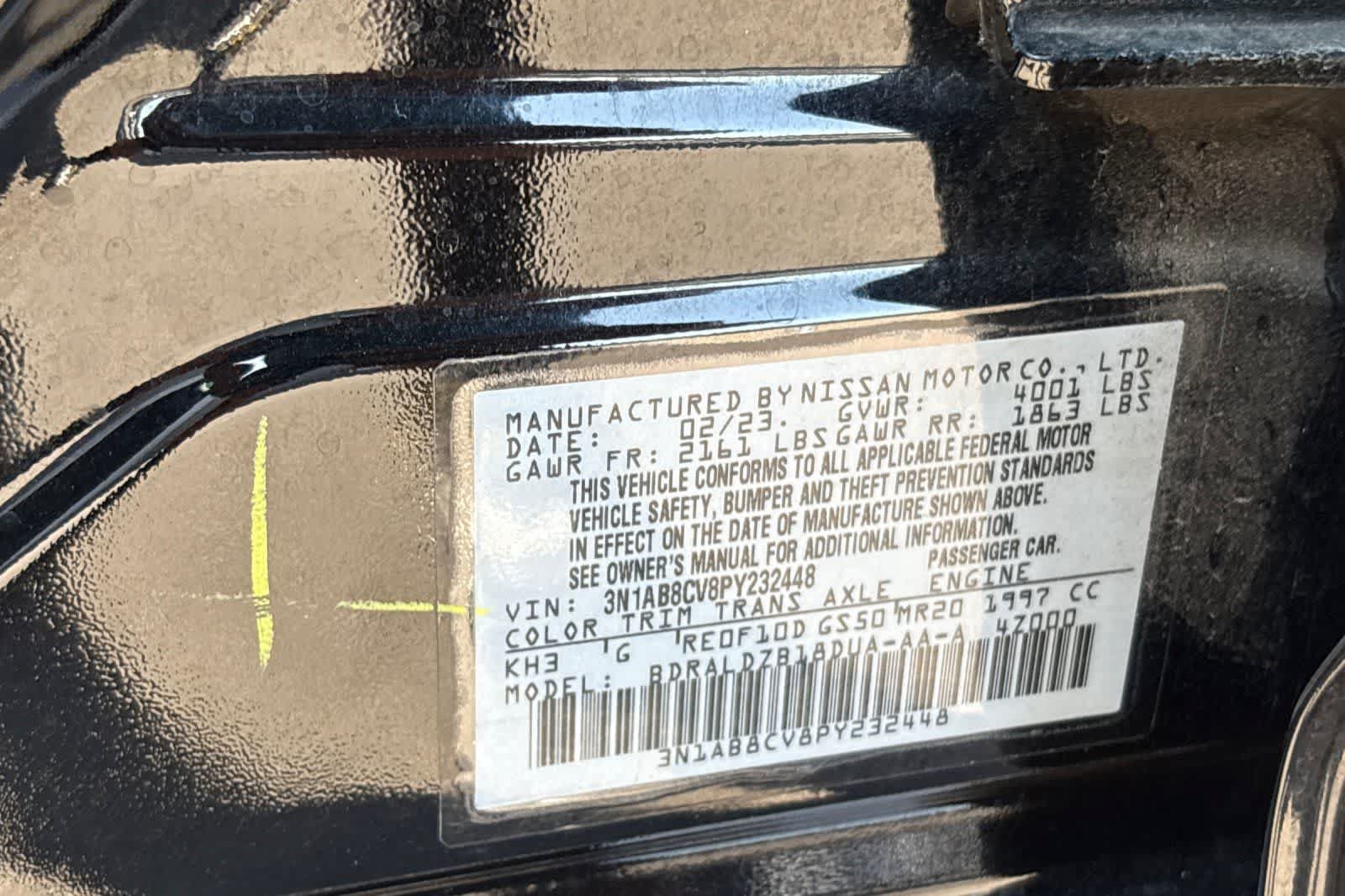 Used 2023 Nissan Sentra SV FWD image 25