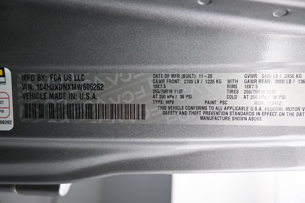 Used 2021 Jeep Wrangler Unlimited Sport AWD/4WD image 8