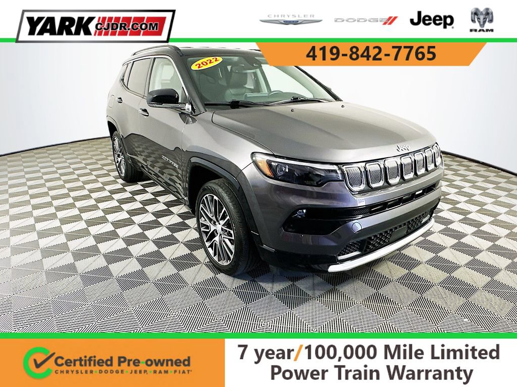 Certified 2022 Jeep Compass Limited w/ Elite Group