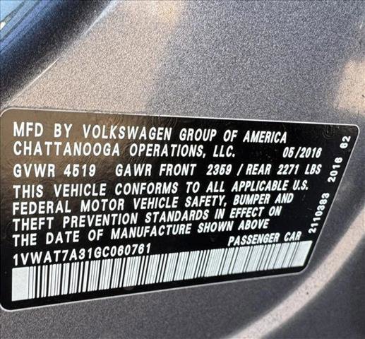 Used 2016 Volkswagen Passat 1.8T S image 22