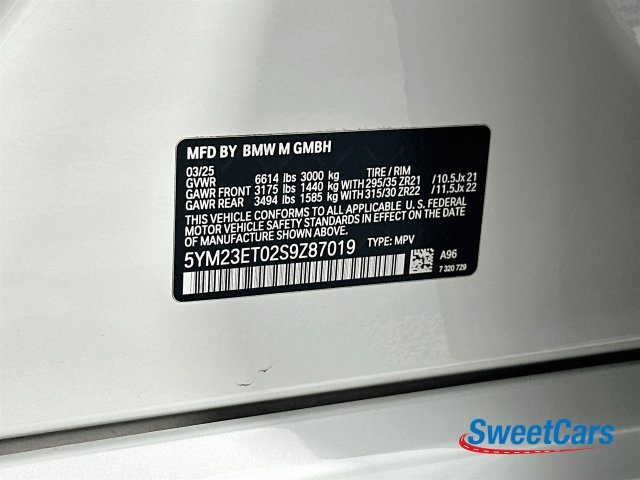 Used 2025 BMW X6 M Competition w/ Executive Package AWD/4WD image 60