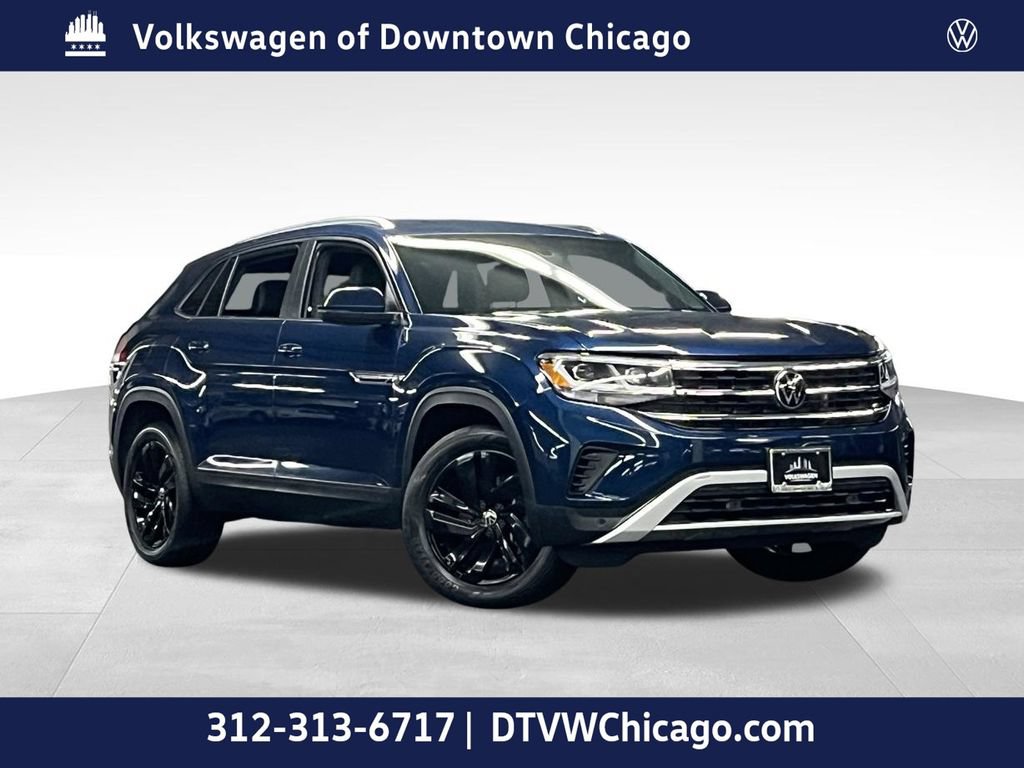 Certified 2023 Volkswagen Atlas Cross Sport SE w/ Black Wheel Package