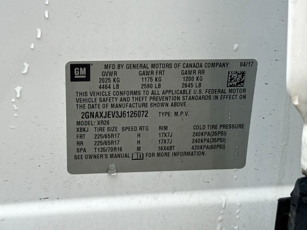 Used 2018 Chevrolet Equinox LT w/ Sun & Infotainment Package image 30