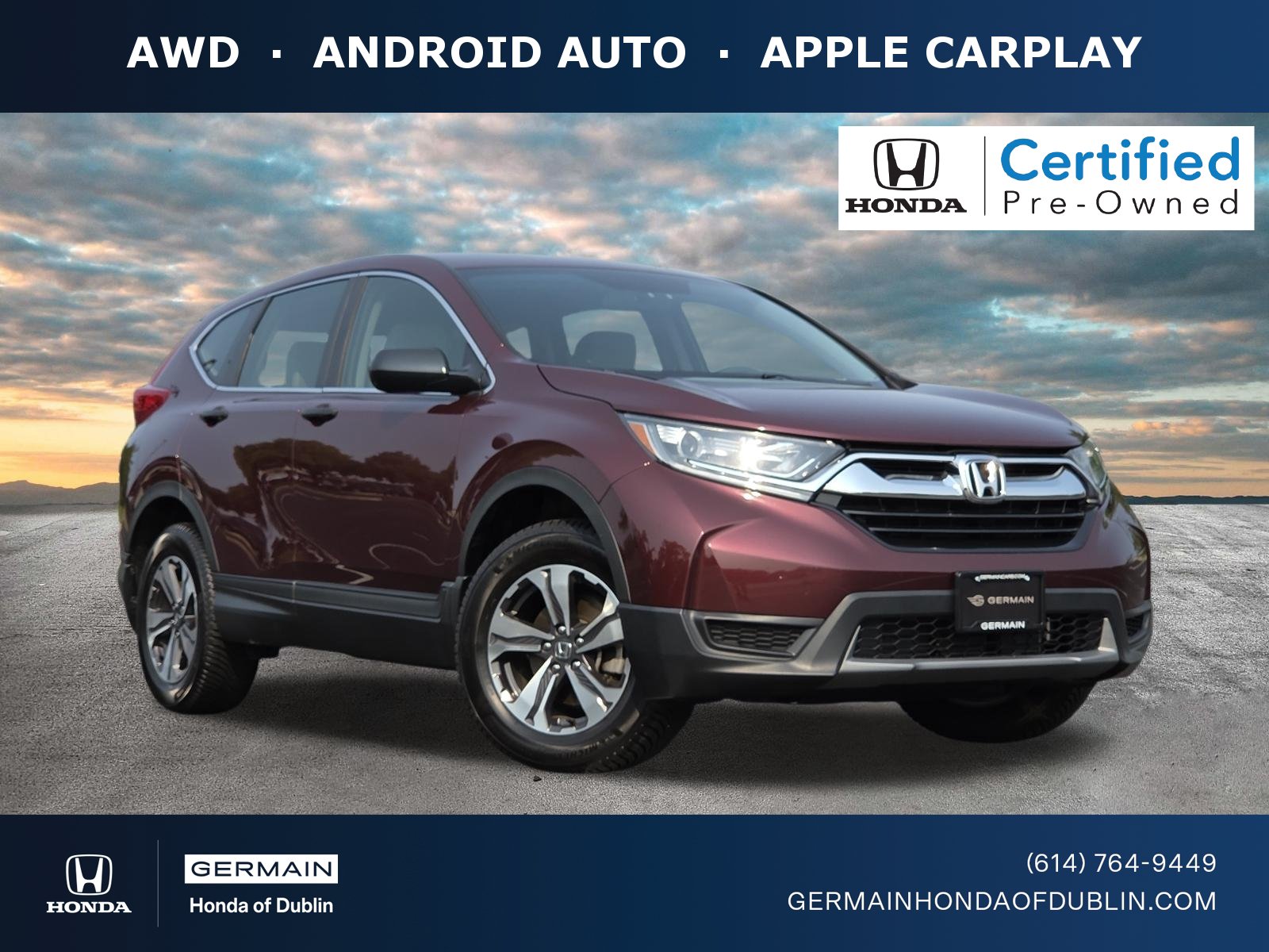 Certified 2019 Honda CR-V LX image 1