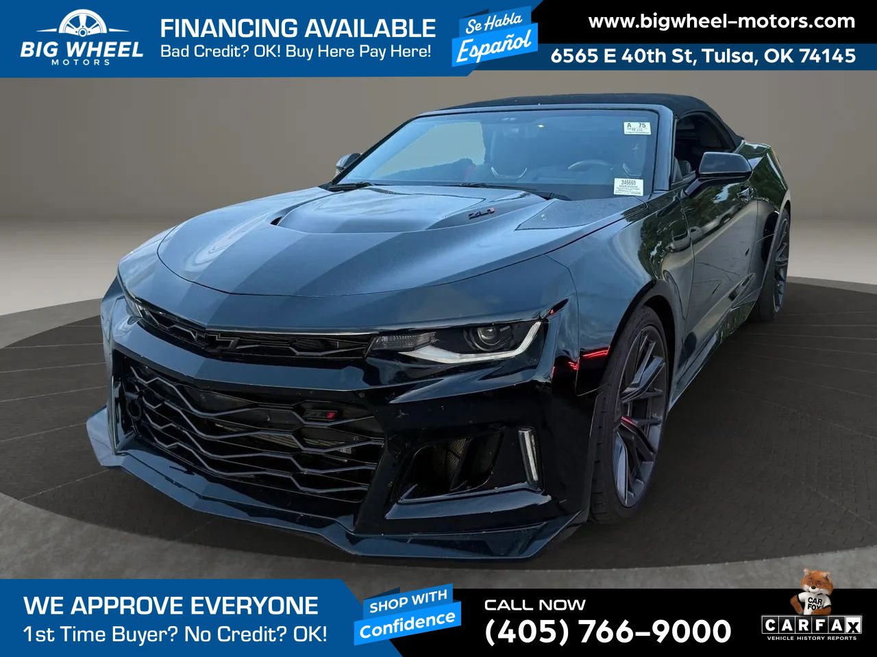 Used 2020 Chevrolet Camaro ZL1 RWD image 2