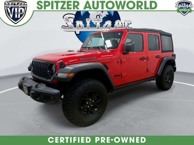 Used 2024 Jeep Wrangler Willys AWD/4WD image 1