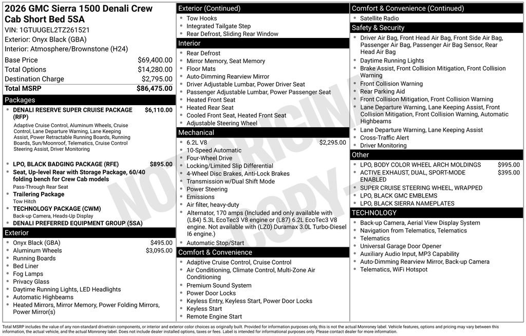 New 2026 GMC Sierra 1500 Denali image 44