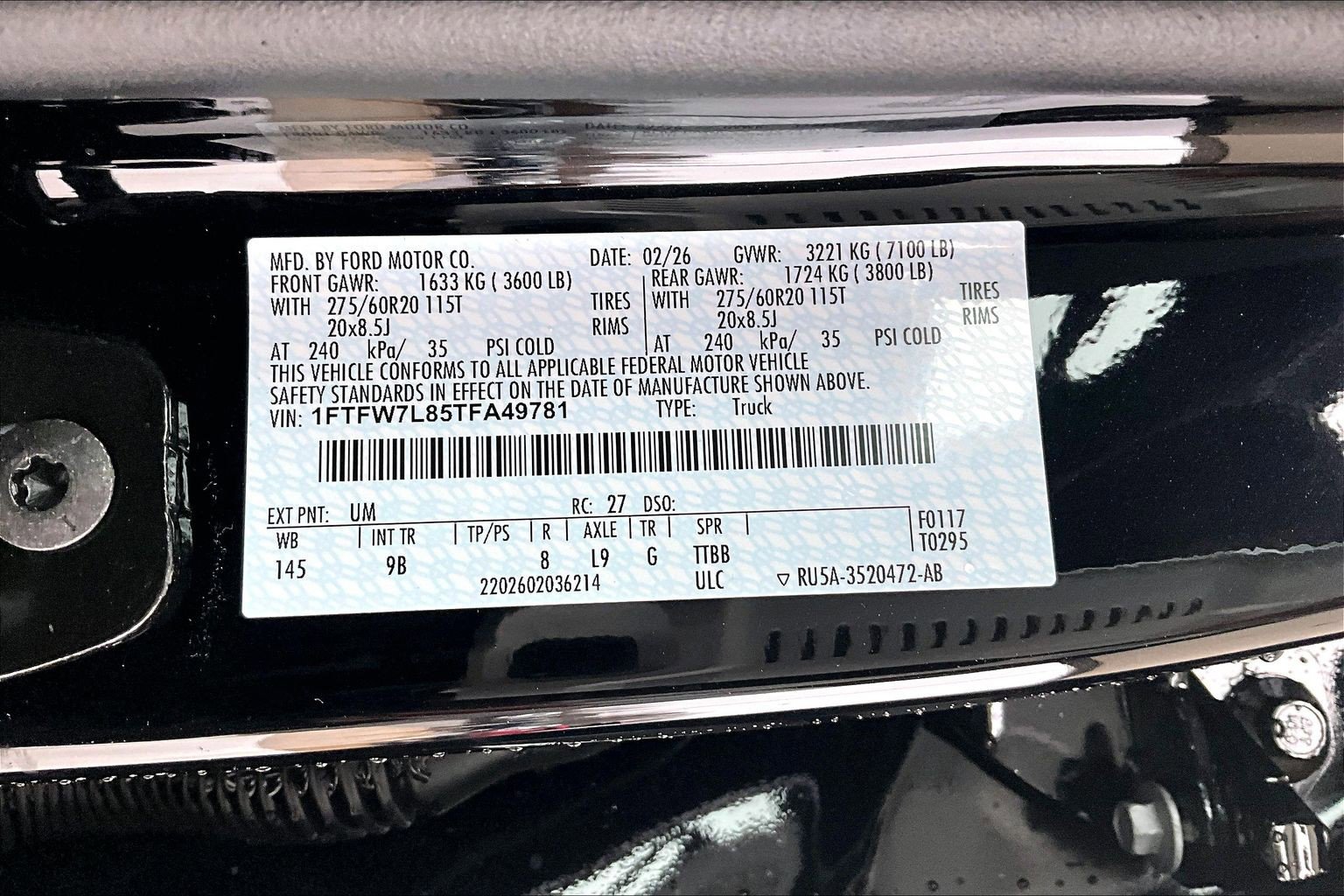 New 2026 Ford F150 Platinum w/ Equipment Group 702A High AWD/4WD image 13
