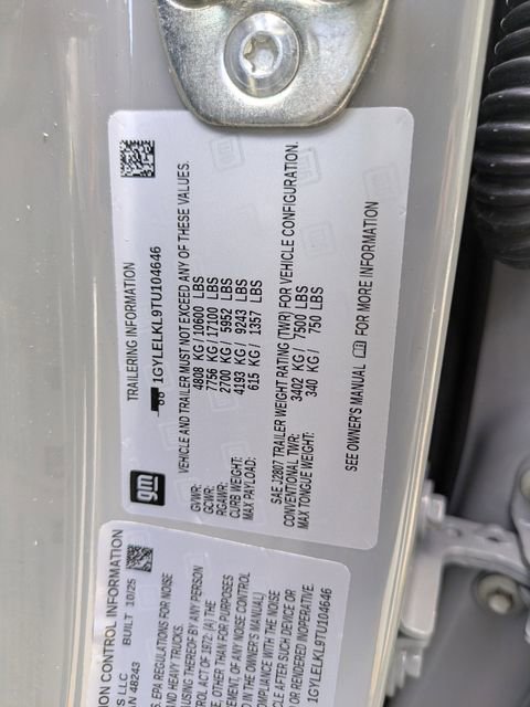 New 2026 Cadillac Escalade IQL Sport 1 w/ LPO, ONYX Package image 39