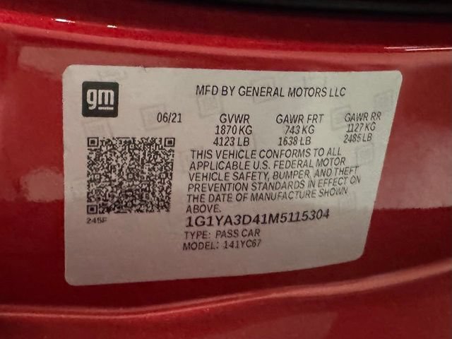 Used 2021 Chevrolet Corvette Stingray Convertible w/ Z51 Performance Package RWD image 39