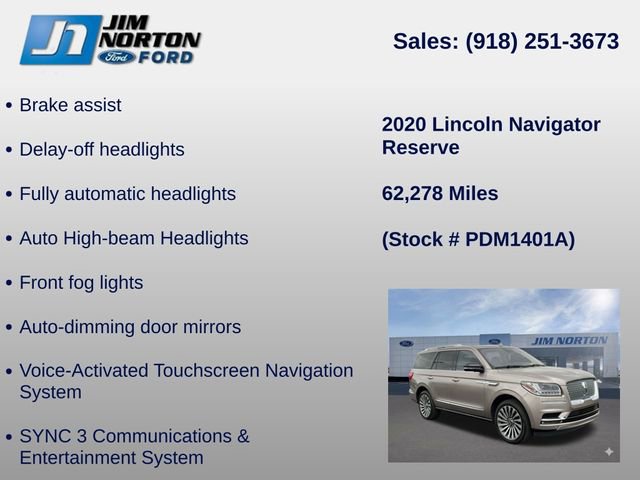 Used 2020 Lincoln Navigator Reserve w/ Luxury Package image 40