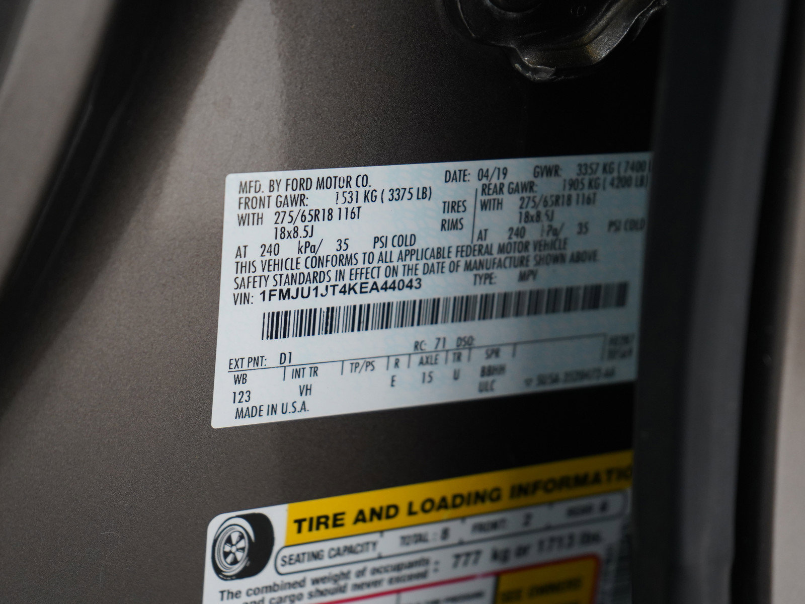 Used 2019 Ford Expedition XLT w/ Equipment Group 201A image 32