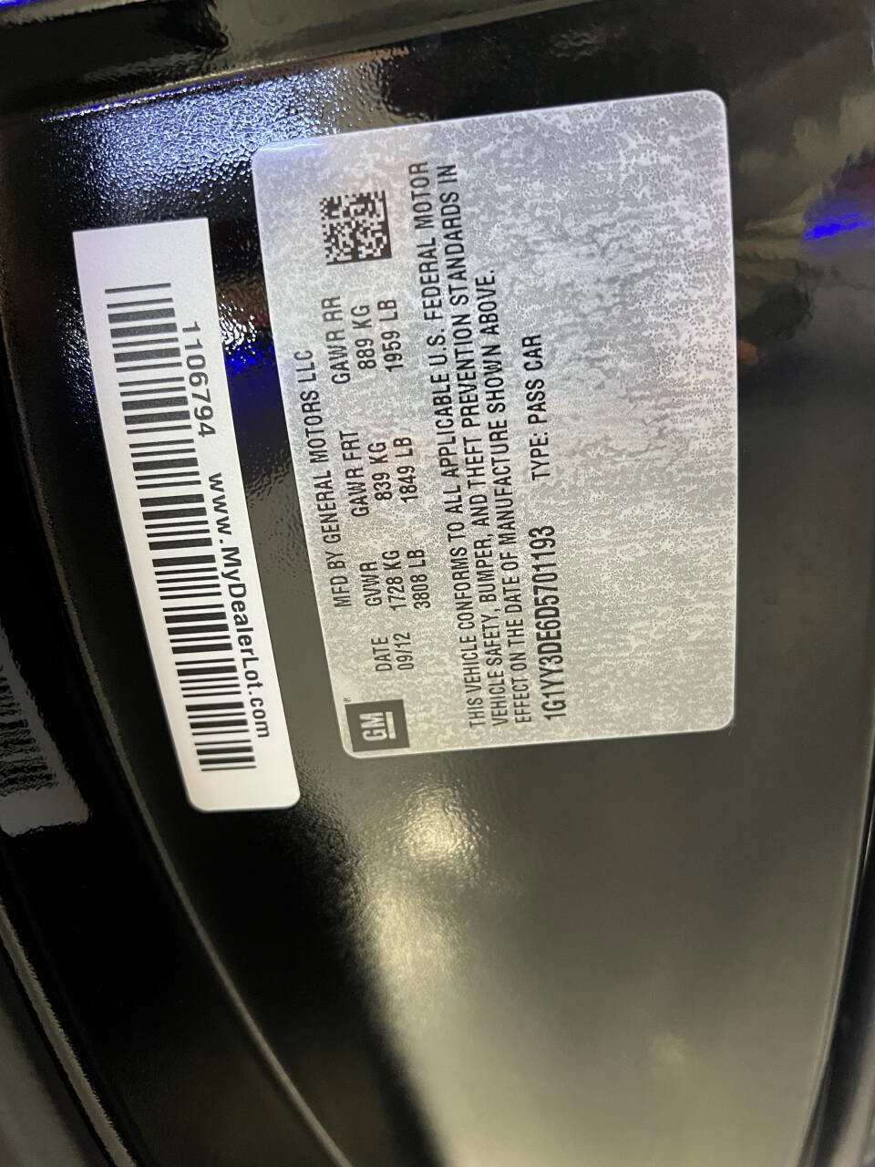 Used 2013 Chevrolet Corvette 427 w/ 1SB Preferred Equipment Group image 20