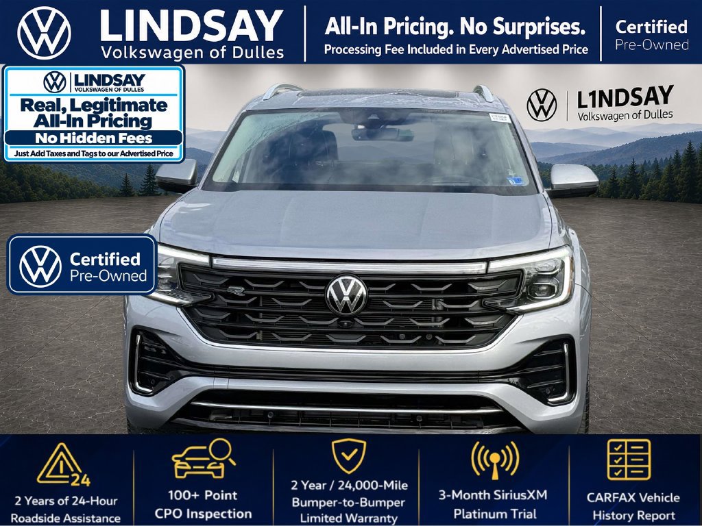 Used 2024 Volkswagen Atlas SEL Premium R-Line AWD/4WD image 3