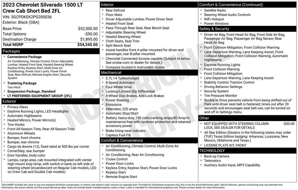 Certified 2023 Chevrolet Silverado 1500 LT AWD/4WD image 37