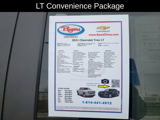 Used 2021 Chevrolet Trax LT w/ Driver Confidence Package image 13