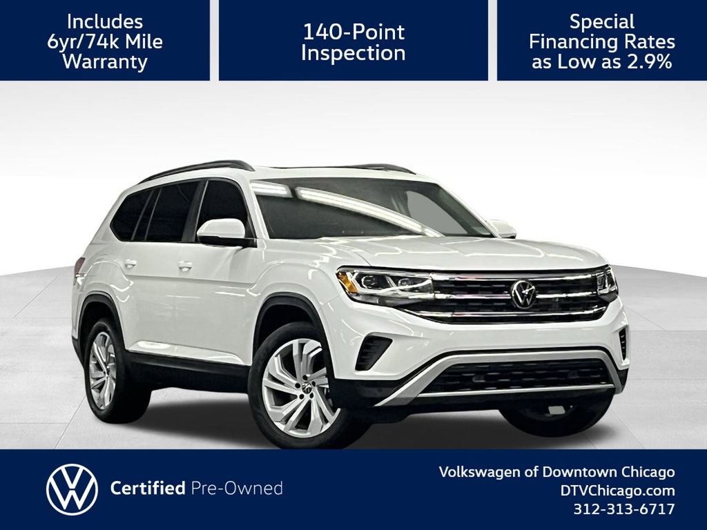 Certified 2023 Volkswagen Atlas SE w/ Panoramic Sunroof Package