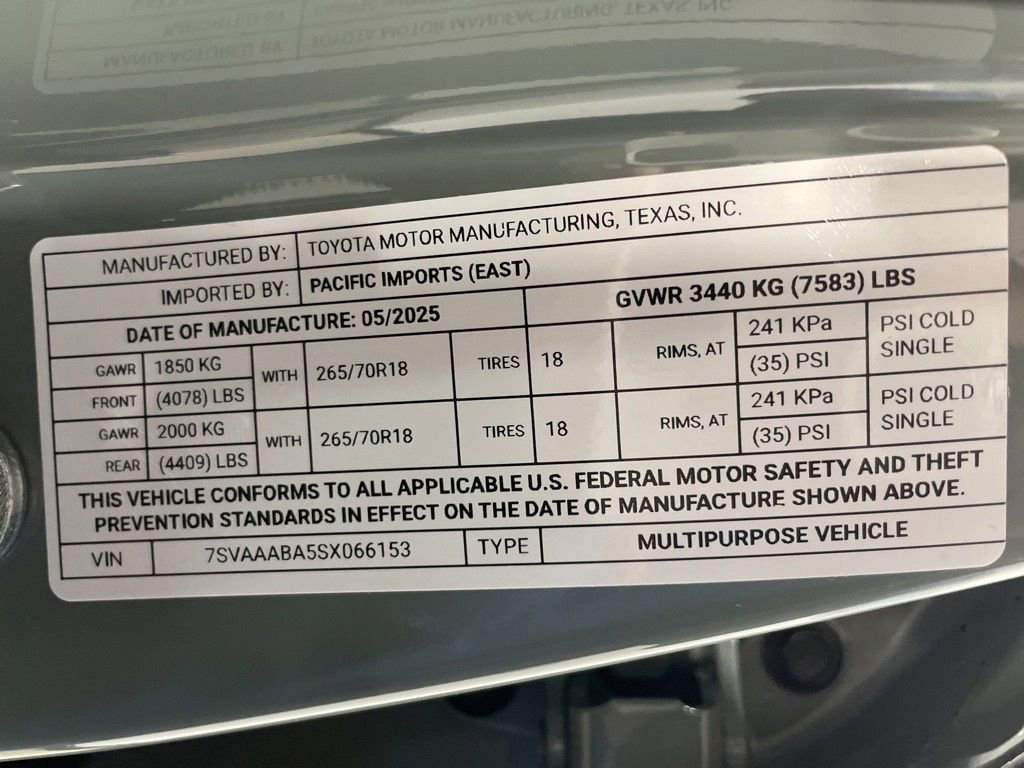 Used 2025 Toyota Sequoia SR5 AWD/4WD image 24