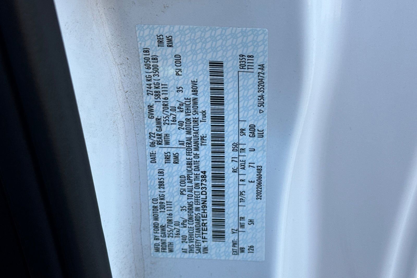 Used 2022 Ford Ranger XL w/ Equipment Group 101A High image 30