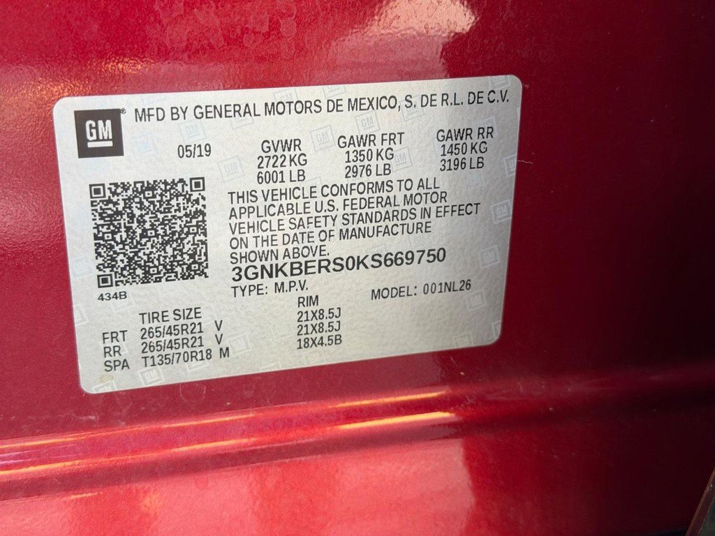 Used 2019 Chevrolet Blazer RS w/ Sun and Wheels Package image 24