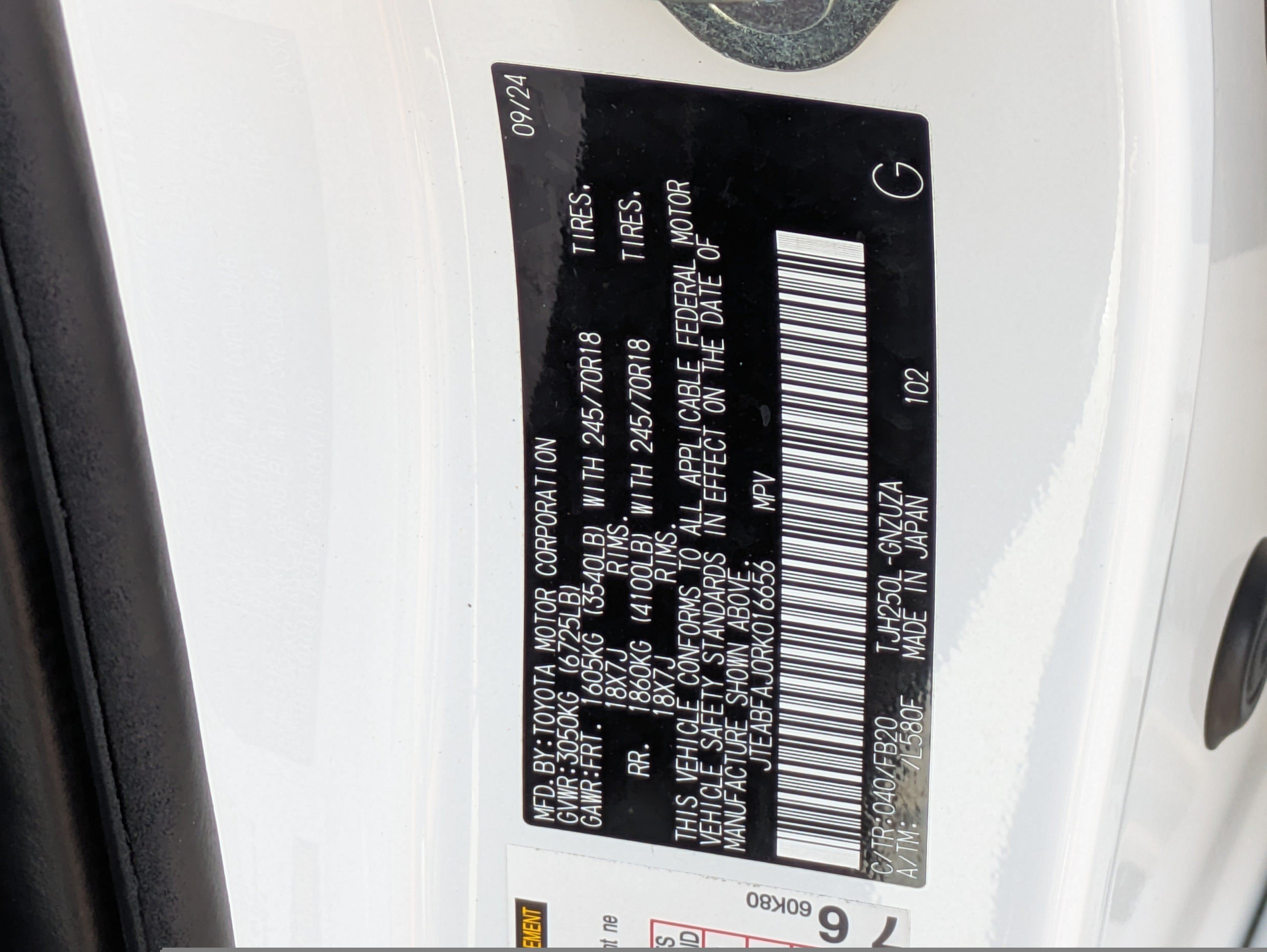Used 2024 Toyota Land Cruiser 1958 AWD/4WD image 31