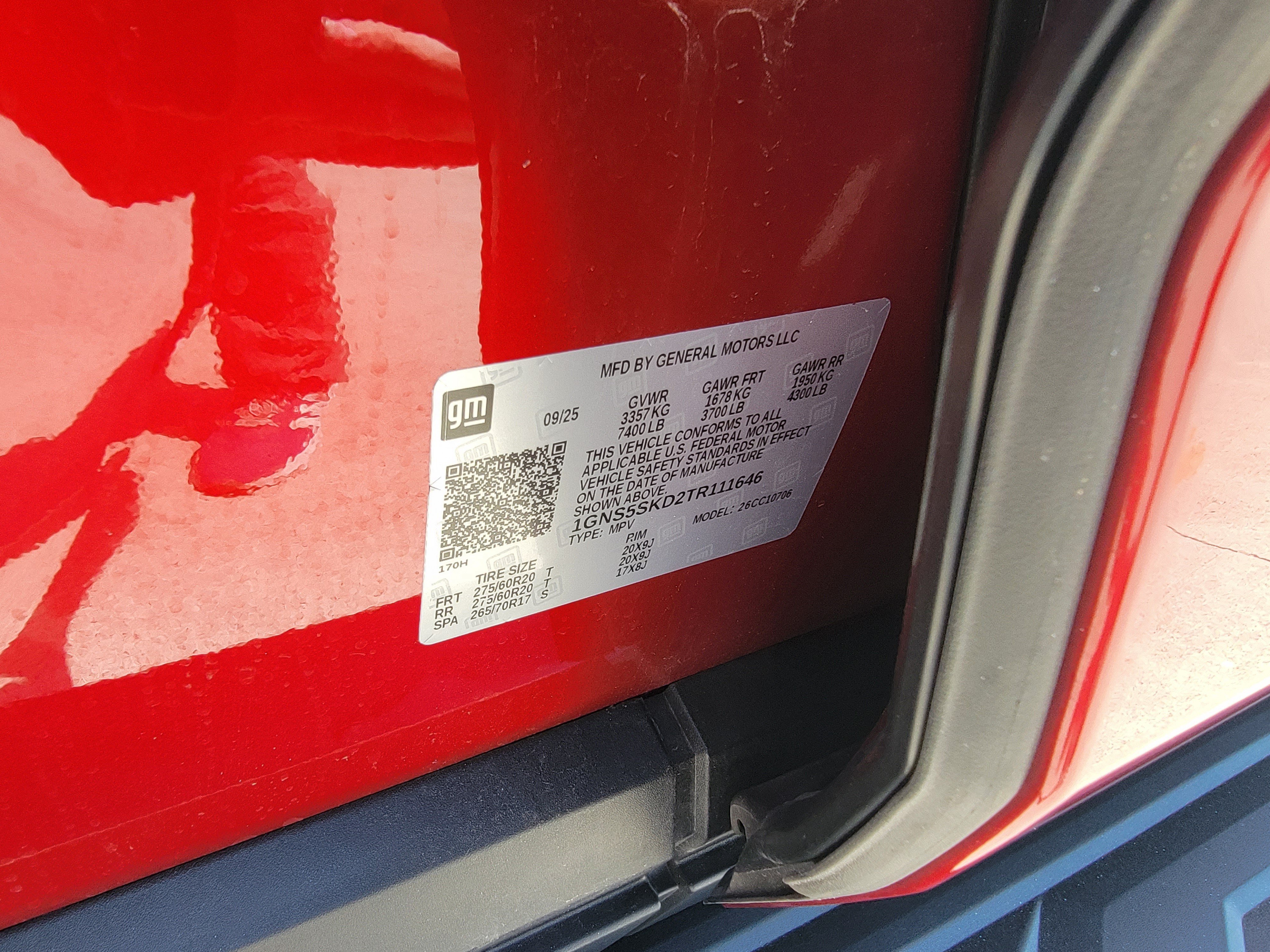 Used 2026 Chevrolet Tahoe Premier w/ Sun And Tow Package RWD image 35
