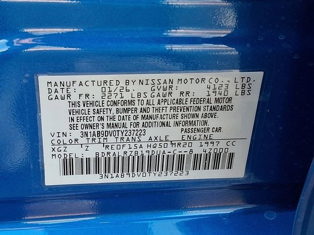 New 2026 Nissan Sentra SR w/ SR Premium Package FWD image 23