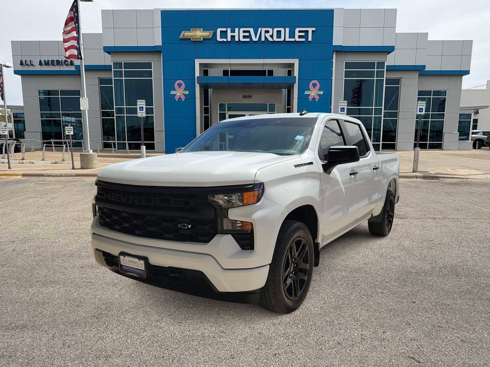 Used 2023 Chevrolet Silverado 1500 Custom w/ LPO, Dark Essentials Package RWD image 1