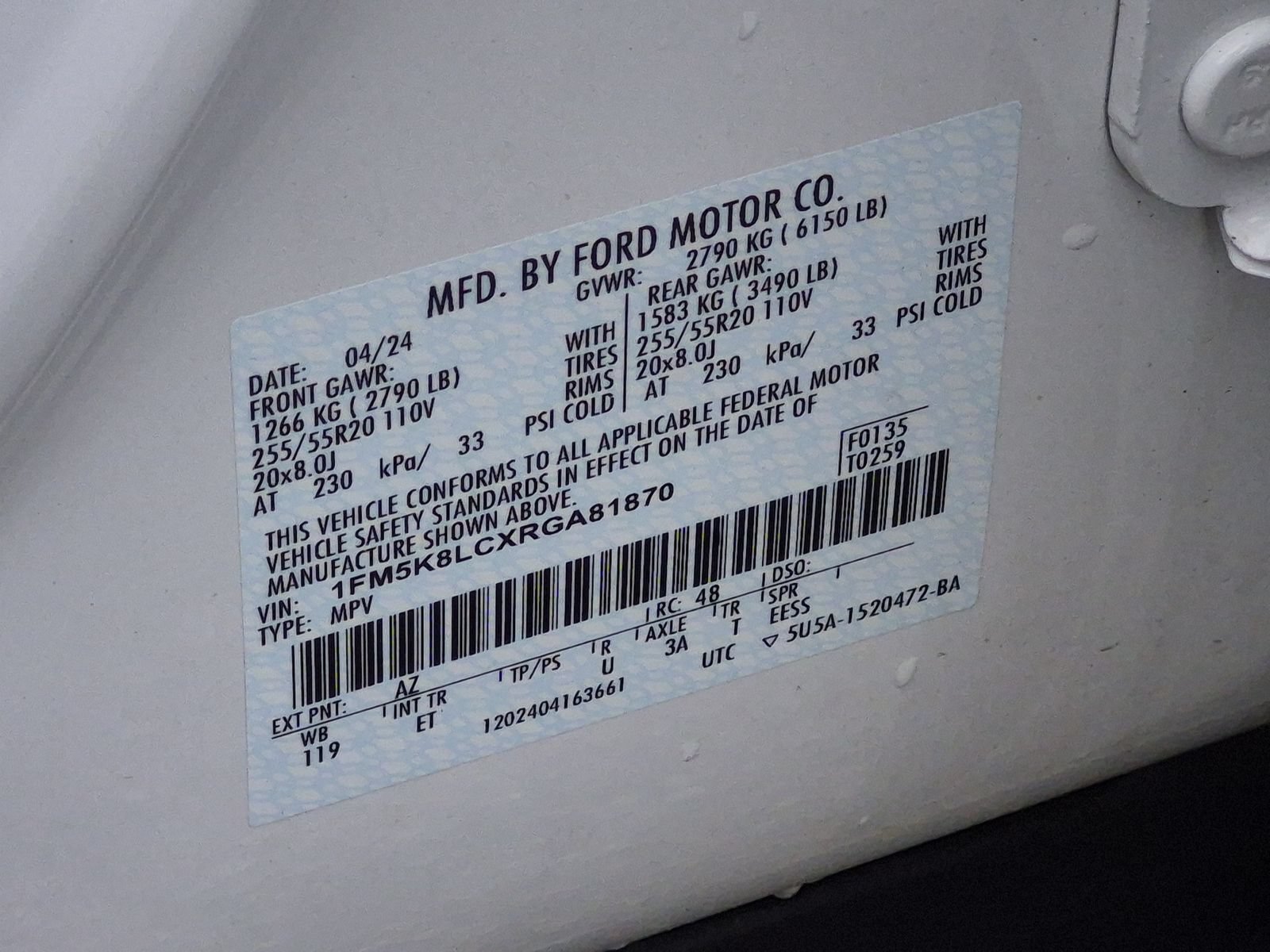 Used 2024 Ford Explorer King Ranch w/ Technology Package AWD/4WD image 34