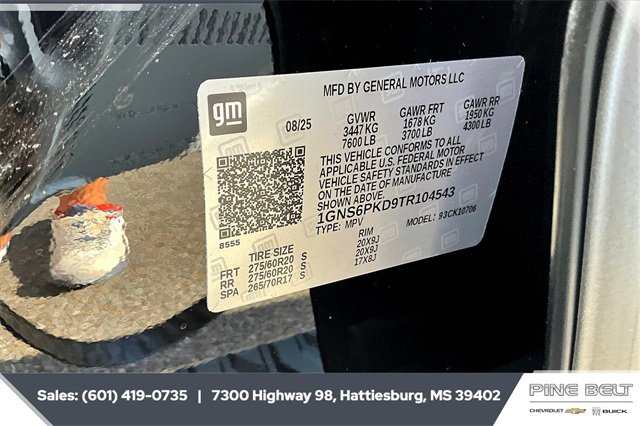 New 2026 Chevrolet Tahoe Z71 w/ Comfort Package image 7